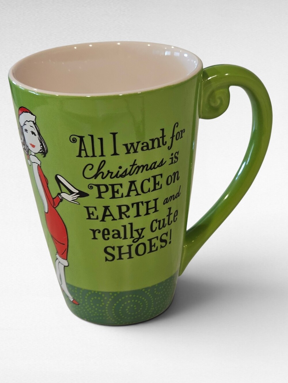 Hallmark All I Want for Christmas Cute Shoes Mug